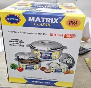 Matrix 3pc Hotpot 5l, 7.5l 10litres