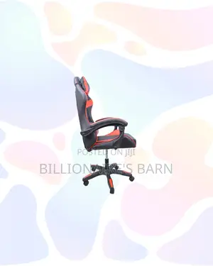Red Racing Gaming Chair Ergonomic Support for Flexible Desk Setups