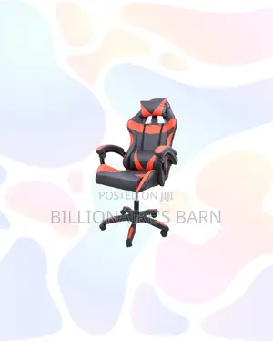 Red Racing Gaming Chair Ergonomic Support for Flexible Desk Setups