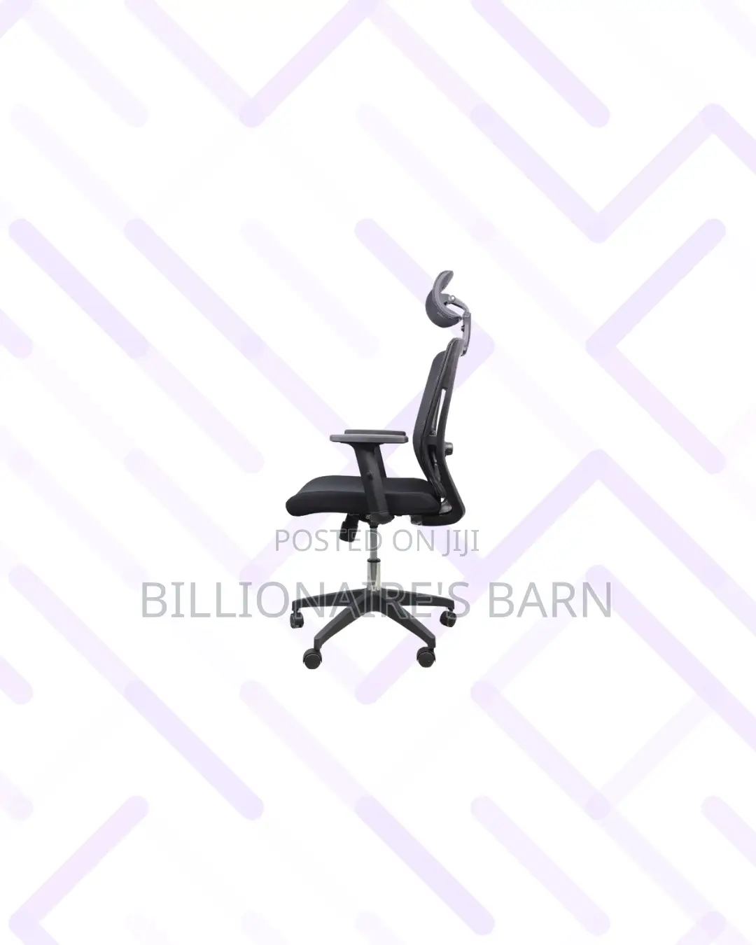 Practical Black Mesh Chair With Nylon Base for Quiet Floor Movement