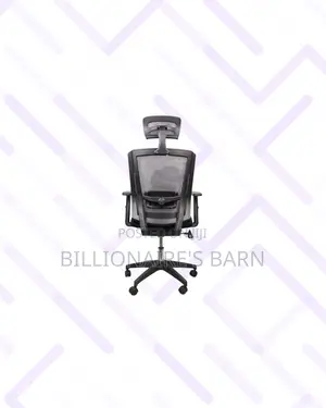 Practical Black Mesh Chair With Nylon Base for Quiet Floor Movement