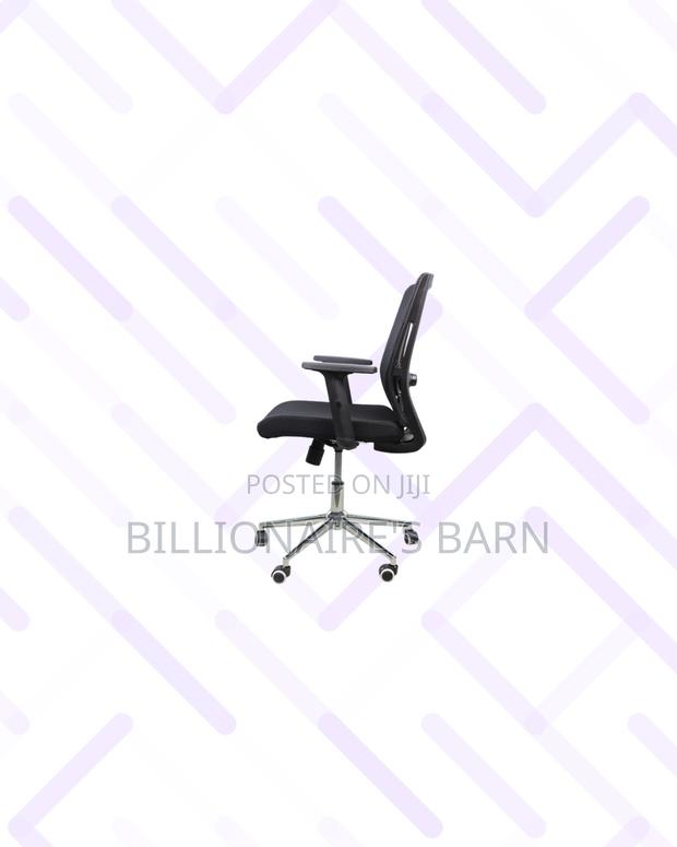 Practical Barn Origin Chair Mid Back Chrome for Quiet Floor Movement - main view