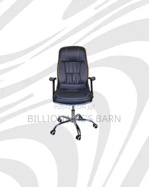 Executive Leather Office Chair High Back for Tidy Workspace Style