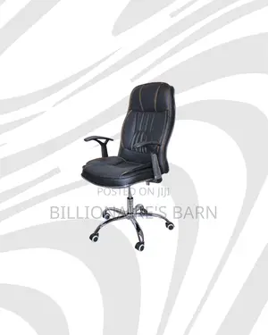 Executive Leather Office Chair High Back for Tidy Workspace Style