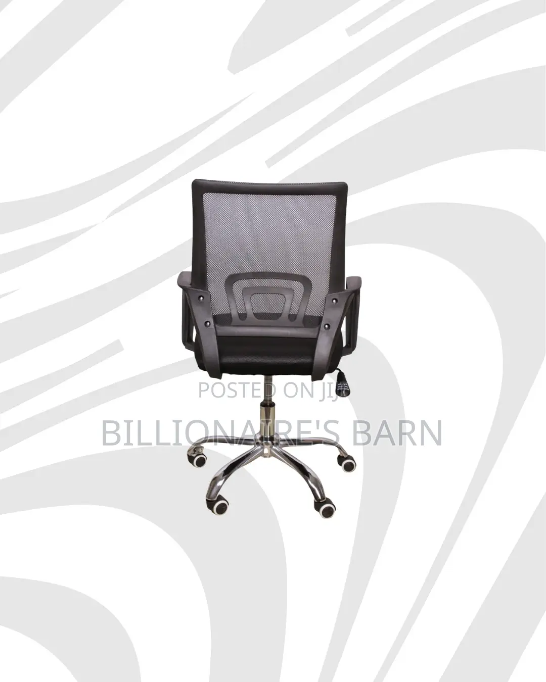 Secretarial Office Chair Ergonomic Design for Tidy Workspace Style