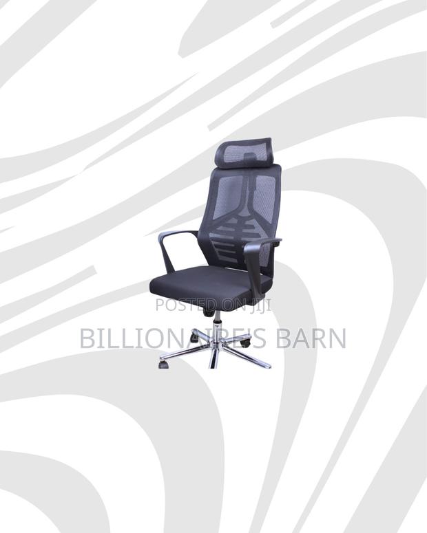 Practical High Back Mesh Office Chair Support for Tidy Workspace Style - main view