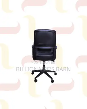 Practical Black Mid Back Mesh Office Chair for Tidy Workspace Style