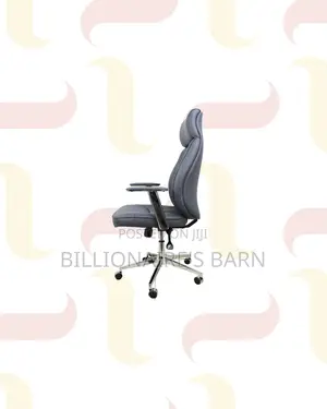 Executive Leather Chair High Back for Quiet Floor Movement