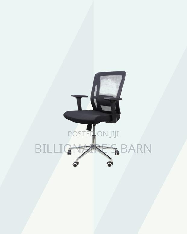 Practical Barn Origin Chair Mid Back Chrome for Tidy Workspace Style