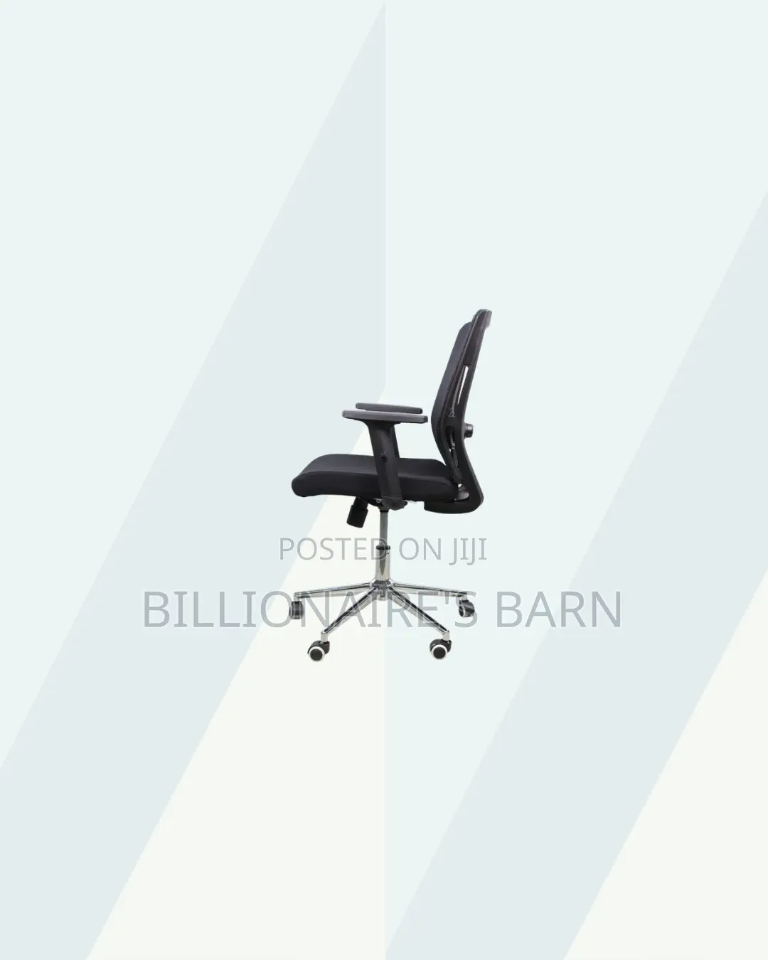 Practical Barn Origin Chair Mid Back Chrome for Tidy Workspace Style