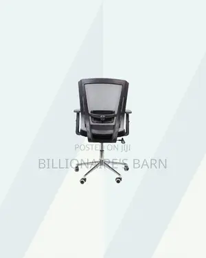 Practical Barn Origin Chair Mid Back Chrome for Tidy Workspace Style