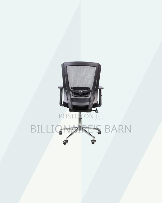 Practical Barn Origin Chair Mid Back Chrome for Tidy Workspace Style - thumbnail 3