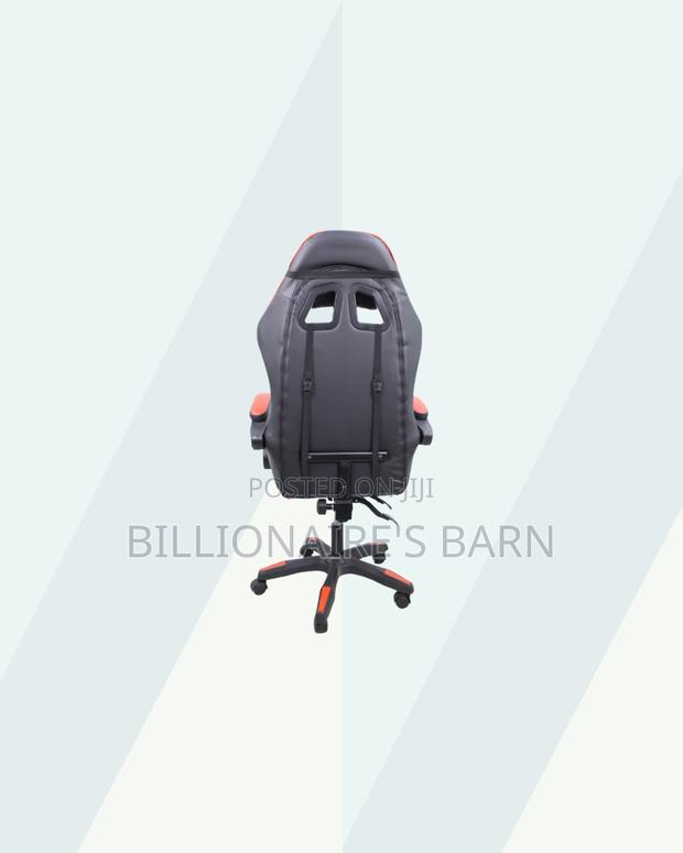 Red Racing Gaming Chair Ergonomic Support for Tidy Workspace Style - thumbnail 4