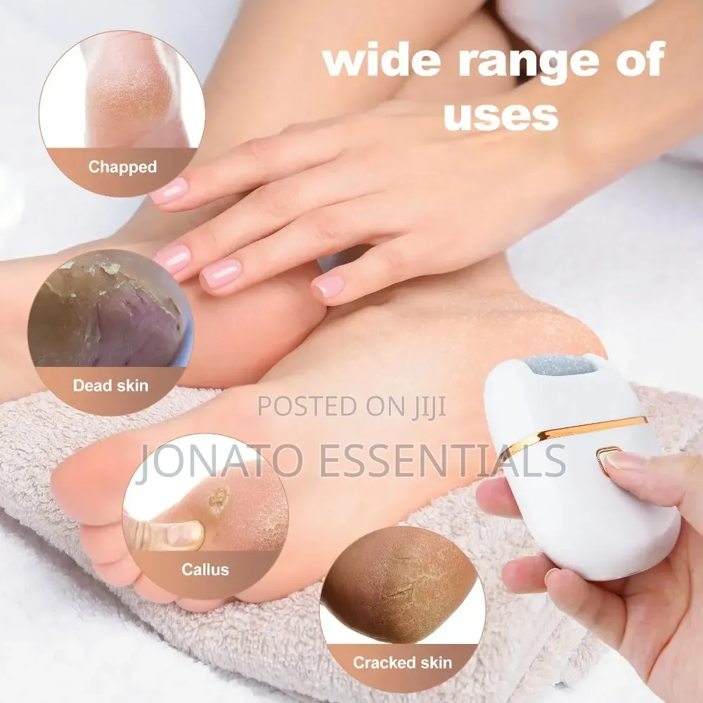 Electric Foot File Callus Remover - Rechargeable Pedicure Tool