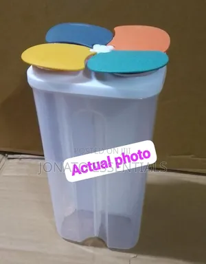 4-in-1 Airtight Kitchen Storage Container – 2 Litre Organizer