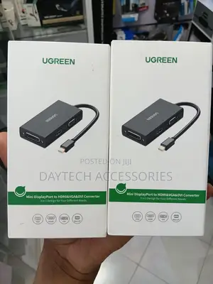 Ugreen Mini Displayport to Hdmi/Vga/Dvi 3-in-1 Converters (Md114).