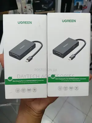 Ugreen Mini Displayport to Hdmi/Vga/Dvi 3-in-1 Converters (Md114).