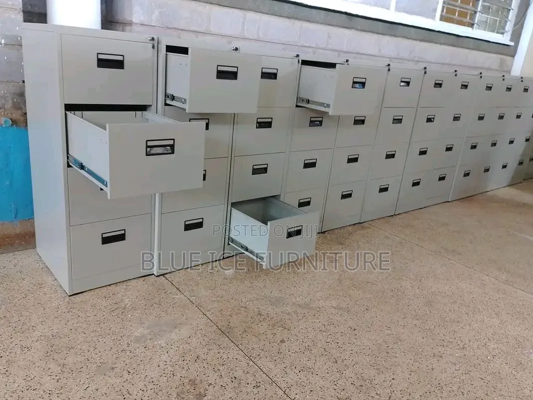 Secured 4 Drawer Office Cabinet