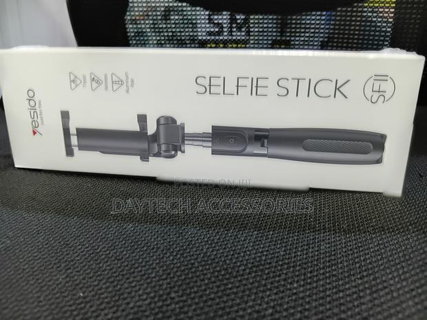 Yesido Sf11 Retractable Tripod Stand / Selfie Stick - Black