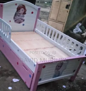3*6 Kids Baby Coat Bed With Underbed Cabinet