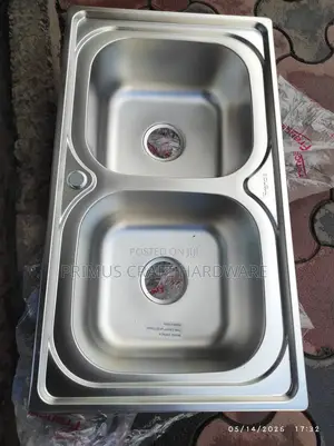 Kitchen Sink Double Bowl and No Drain