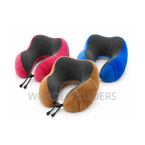 *Neck Pillow With Side Phone Holder Pocket