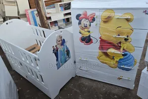 New Born Baby Coat /Bed £ Chest of Drawer/Baby Wooden Wardrobe.