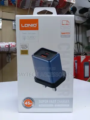 Ldnio Q12 45w Usb‐C Usb‐A Gan Super Fast Charger