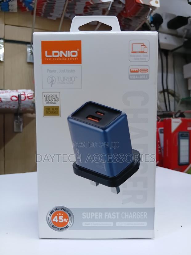 Ldnio Q12 45w Usb‐C Usb‐A Gan Super Fast Charger - thumbnail 2
