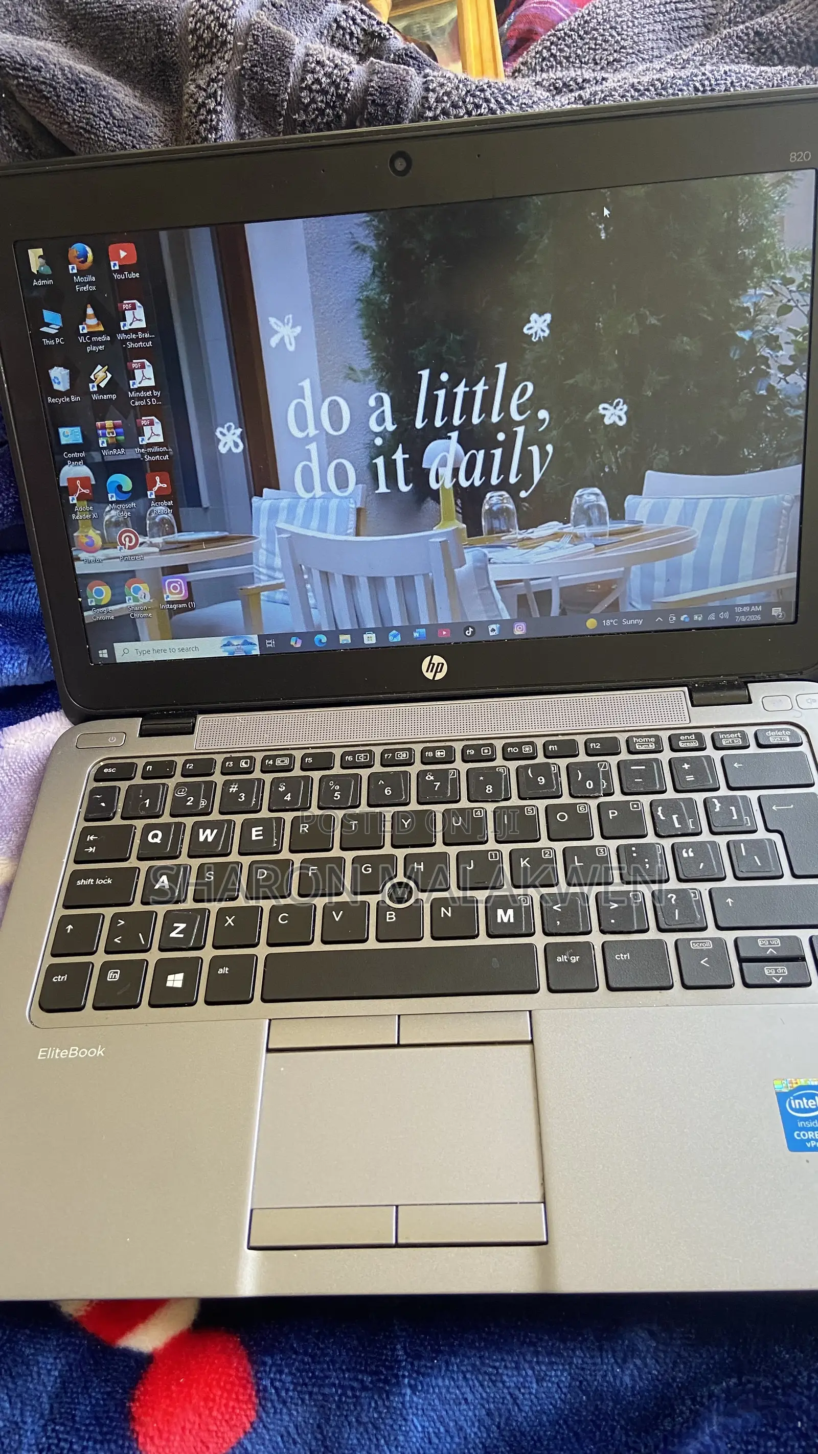 Laptop HP EliteBook 820 G3 8GB Intel Core i5 HDD+SSD 256GB