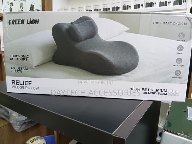 Green Lion Relief Wedge Pillow Designed With Premium 100% Memory Foam - thumbnail 2