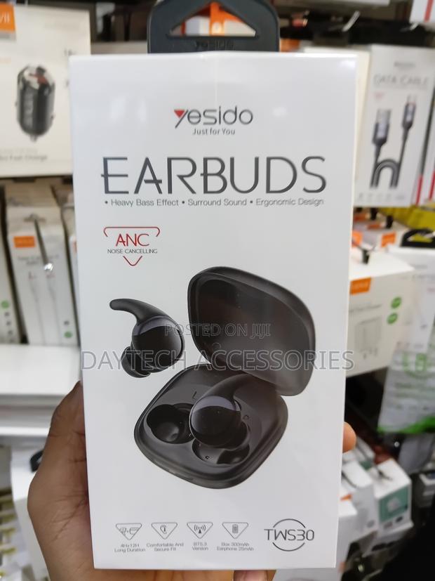 Yesido Tws30 Earbuds Featuring Active Noise Cancellation (Anc).