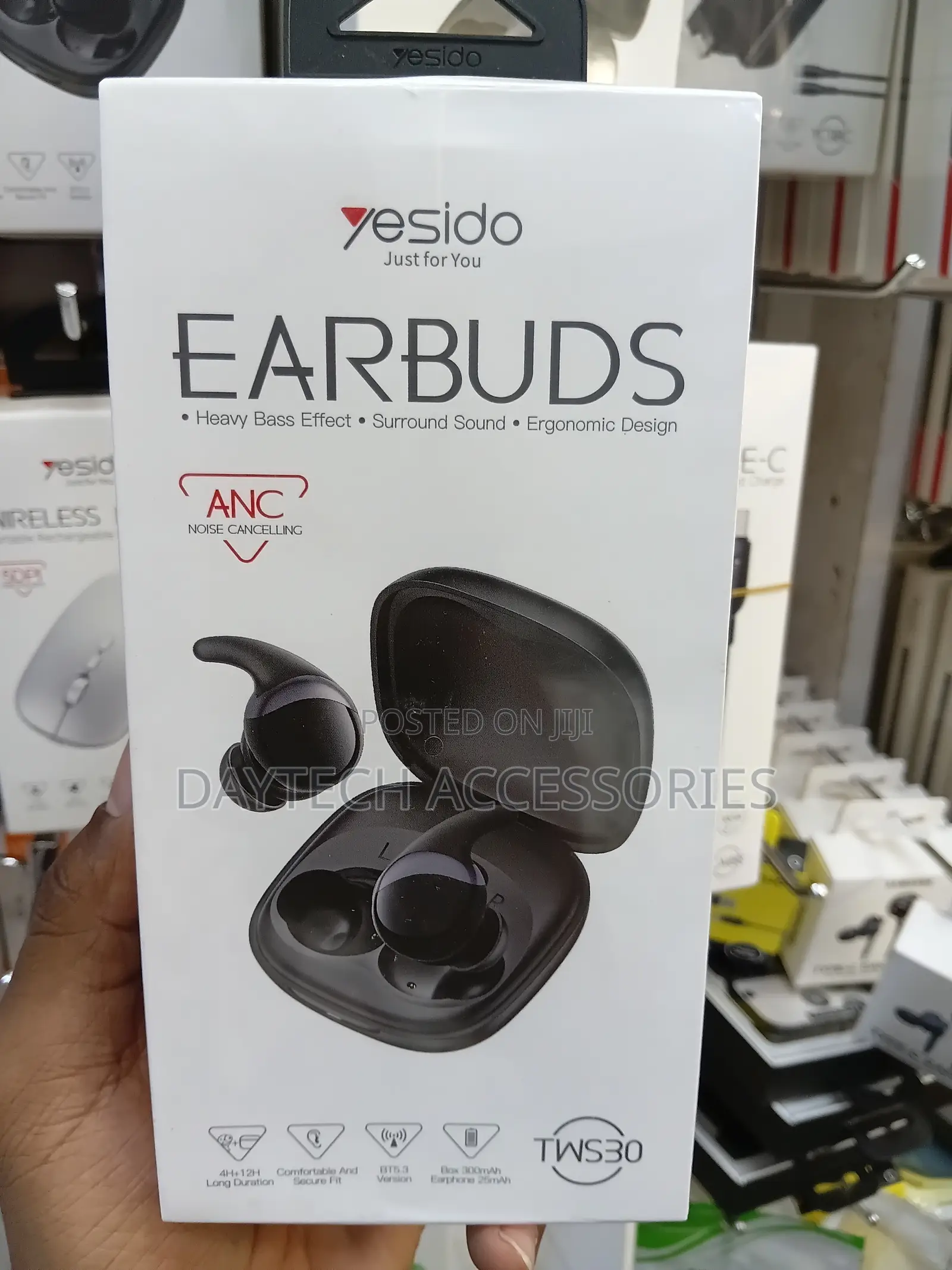 Yesido Tws30 Bt5.3 Touch Control Noise Cancelling Earbuds