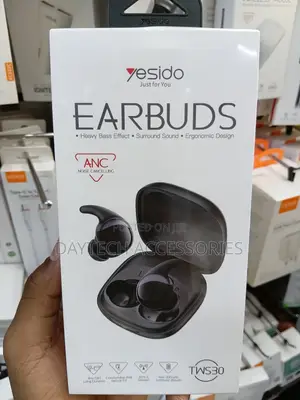Yesido Tws30 Anc Wireless in Ear Earbuds - Black