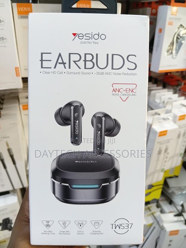 Yesido Tws37 Wireless Bluetooth-Compatible Earbuds Anc + Enc Noise - thumbnail 5