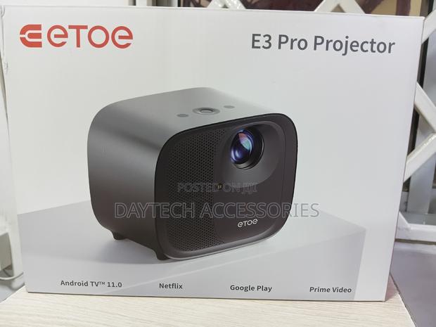 This Is an Etoe E3 Pro 1080p Smart Projector. - thumbnail 2