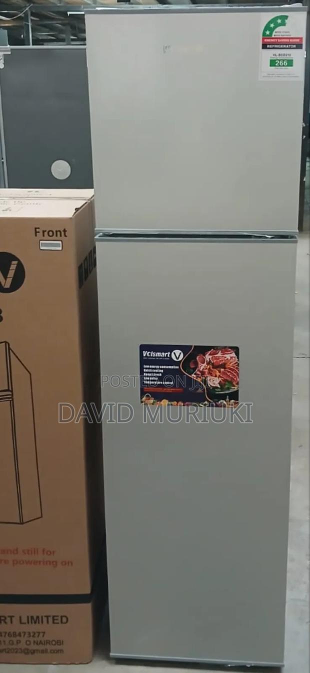 Silver Volsmart 210 Litres Double Door Refrigerator - thumbnail 2