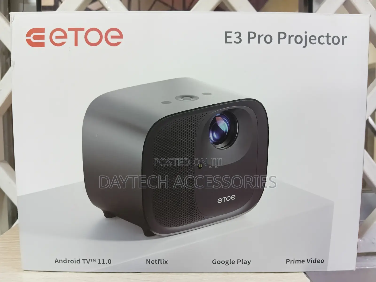 Etoe E3 Pro 1080p Smart Projector Android Tv 11.0 Netflix Certified