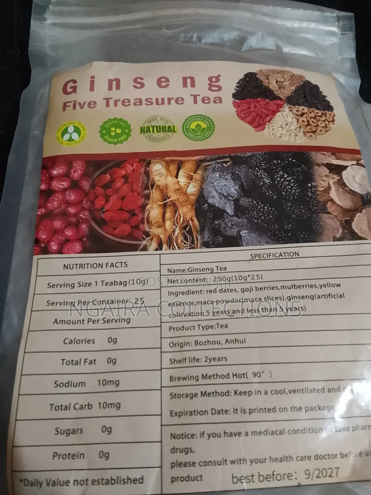 Ginseng Five Treasure Ta