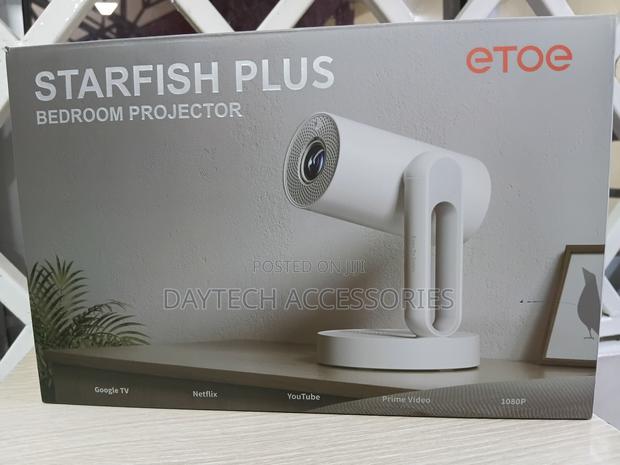 Etoe Starfish Plus Google Tv 1080p Projector With Bedside Light.