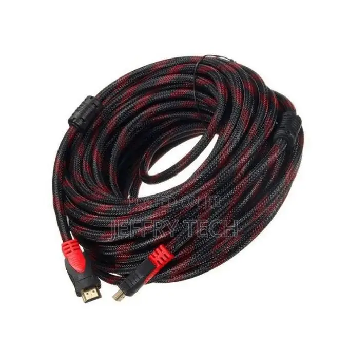 Hdmi To Hdmi Cable - 30 Metres - Red/Black