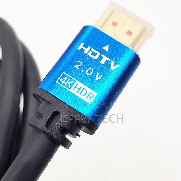 Plated Hdmi To Hdmi Cable - 1.5 Metres - Black/Blue - thumbnail 3