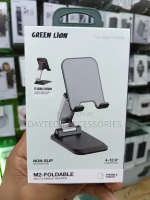Green Lion M2 Foldable Multi-Angle Holder for Phones and Tablets.