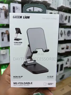 Green Lion M2 Foldable Multi-Angle Holder for Phones and Tablets.