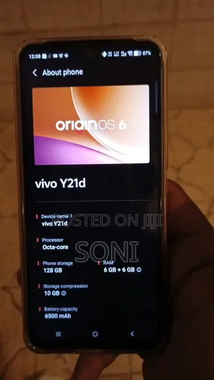 New Vivo Y21d 128 GB Rose Gold