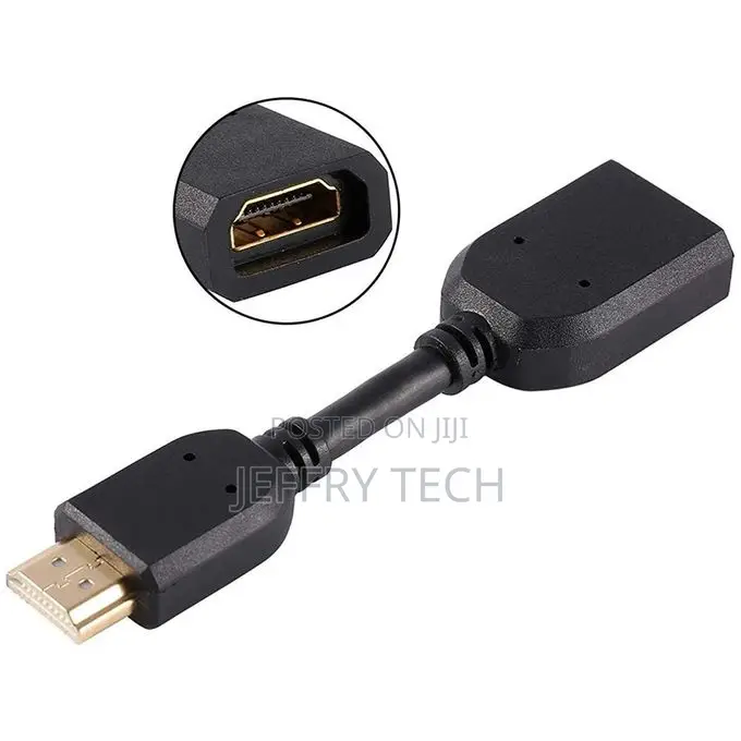 10cm Hdmi 19 Pin Male to Hdmi 19 Pin Female (Am-Af) Connector Adapter