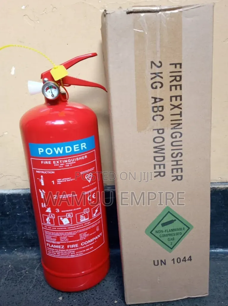 Flamez Fire Company 2kg Abc Dry Powder Fire Extinguisher