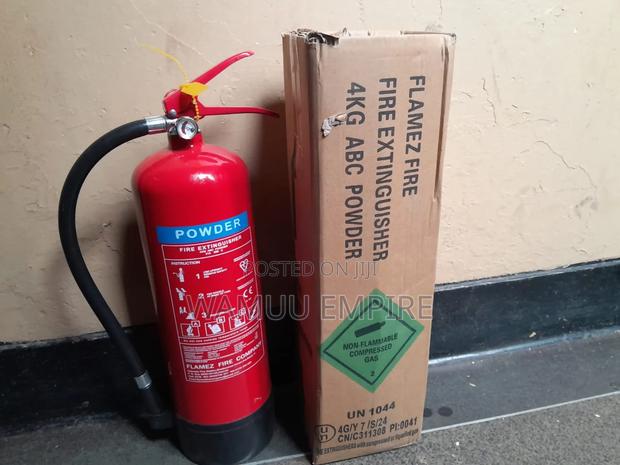 Flamez Fire Brand 4kg Abc Dry Powder Fire Extinguisher.