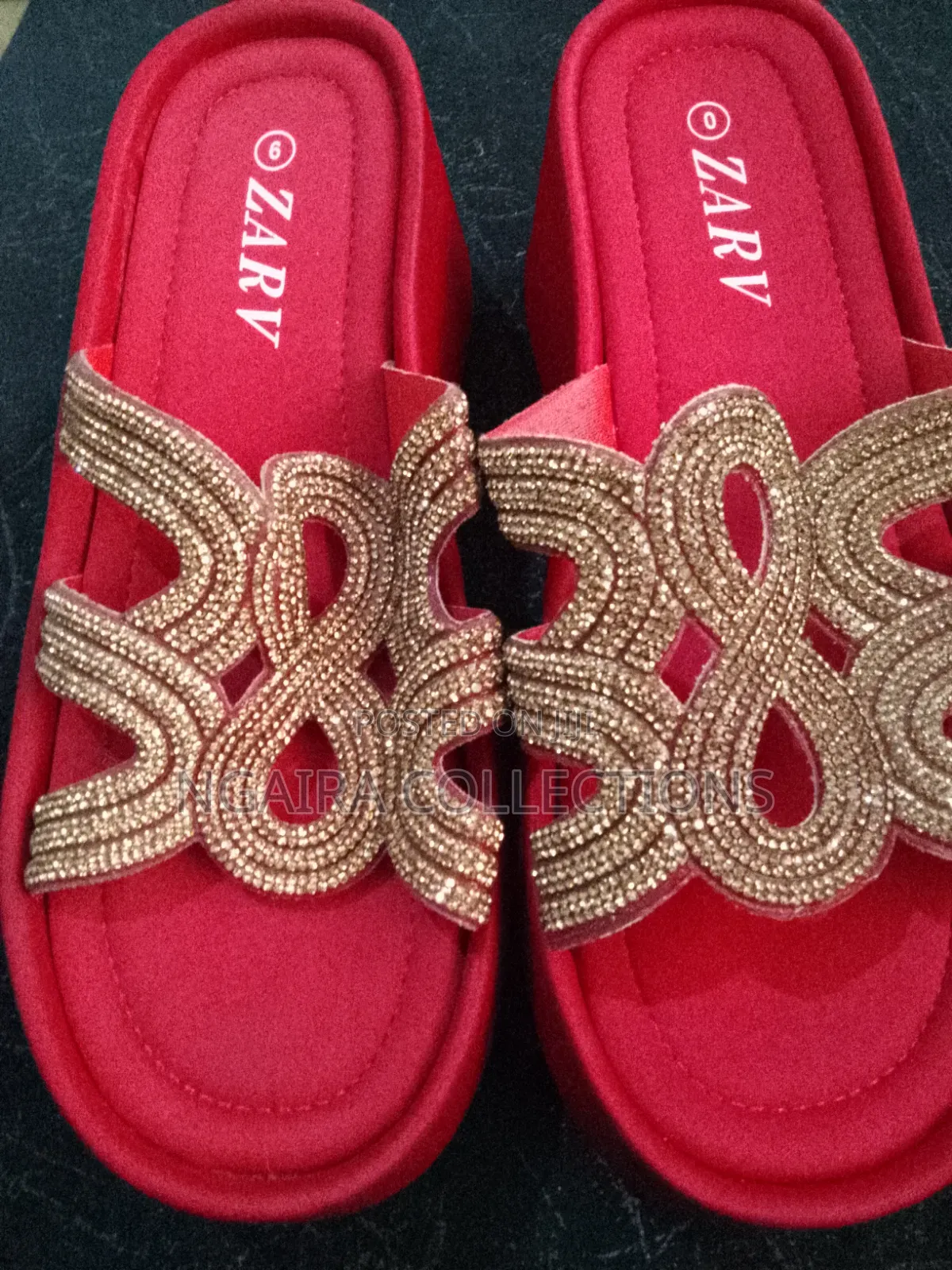 Ladies Butterfly Wedge Shoes