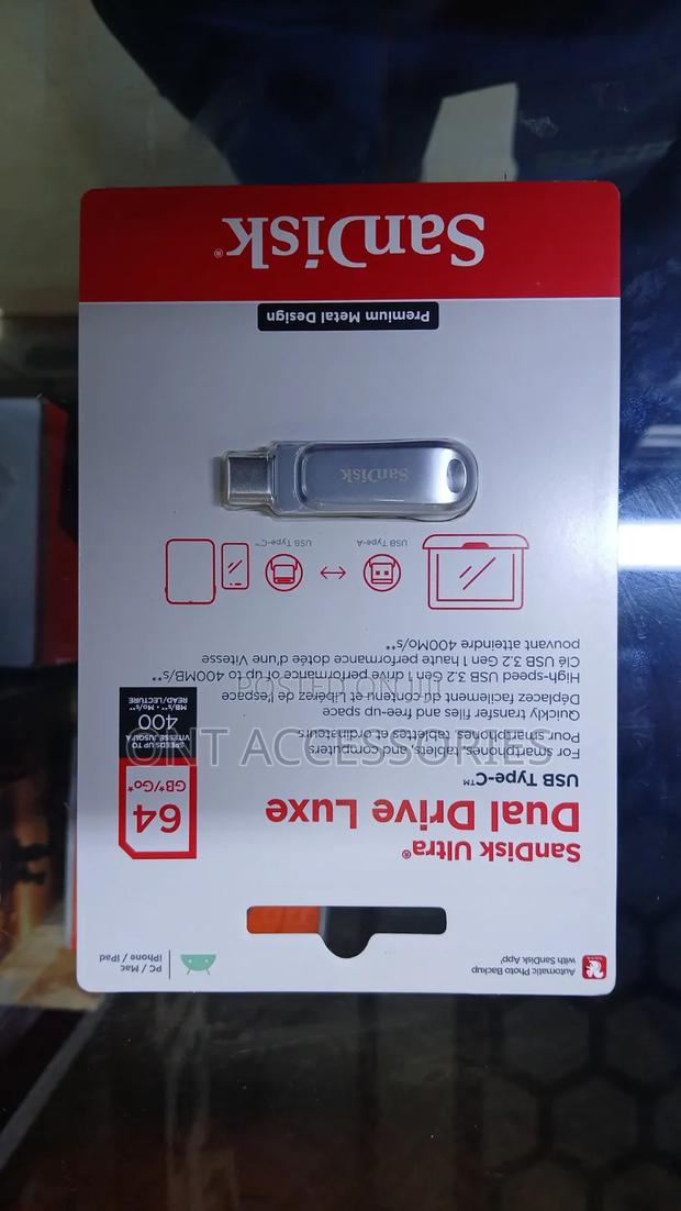 . Sandisk Ultra Luxe Dual Drive Usb Type-c 64gb - main view